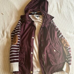 Women’s vest with shirt and hood, size Small.  Bought from Stitch Fix.
